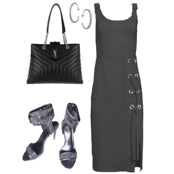 SLEEVELESS BLACK DRESS - Picture 6 of 6